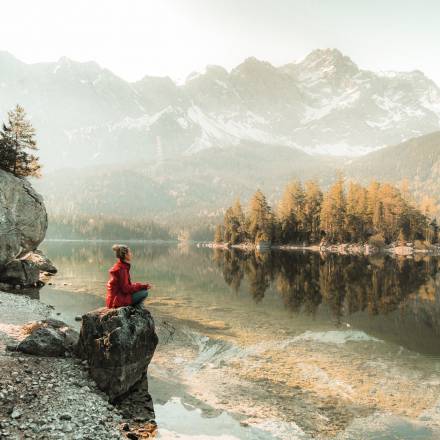 Kraftort Eibsee - Die postitive Wirkung von Wasser Symbolfoto